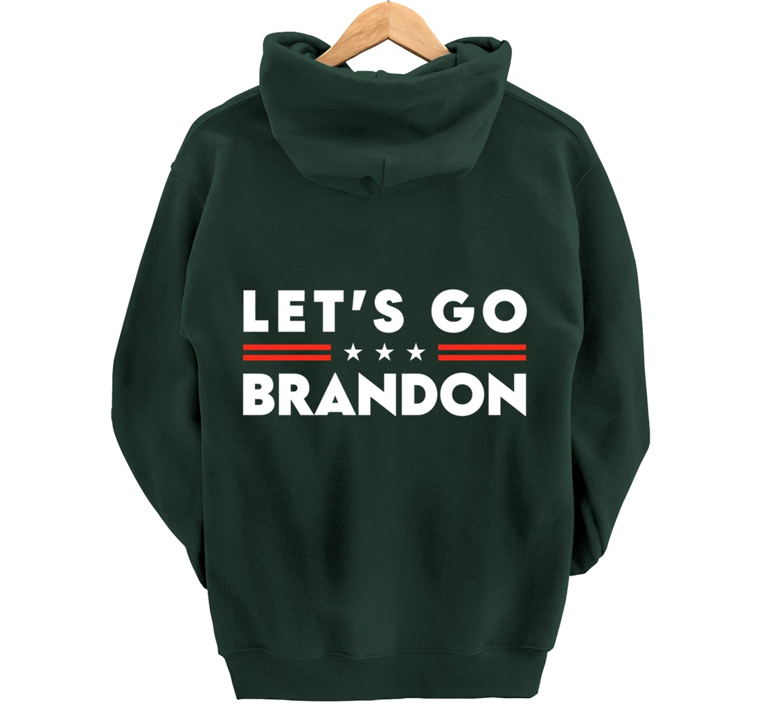 Brandon Let's Go Funny Meme Pullover Hoodie