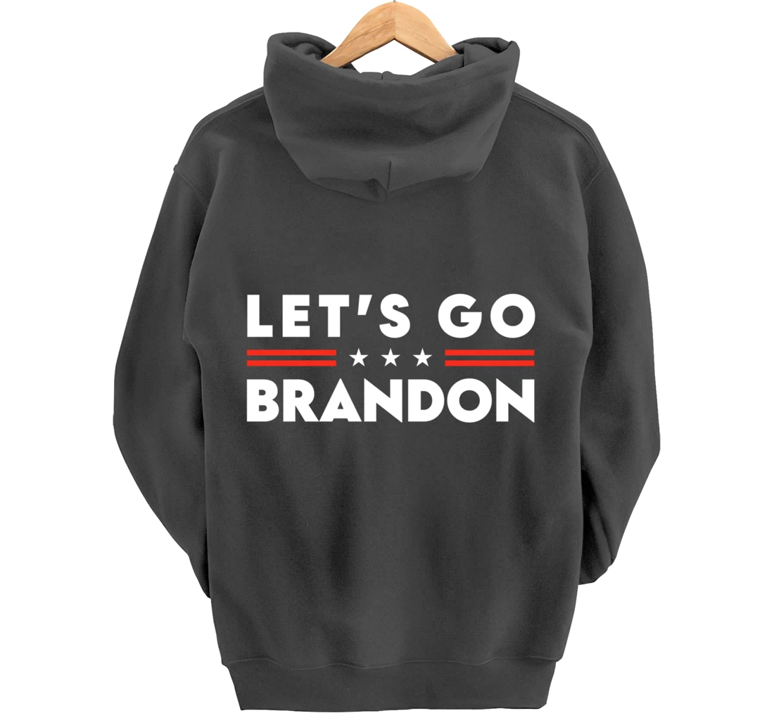 Brandon Let's Go Funny Meme Pullover Hoodie