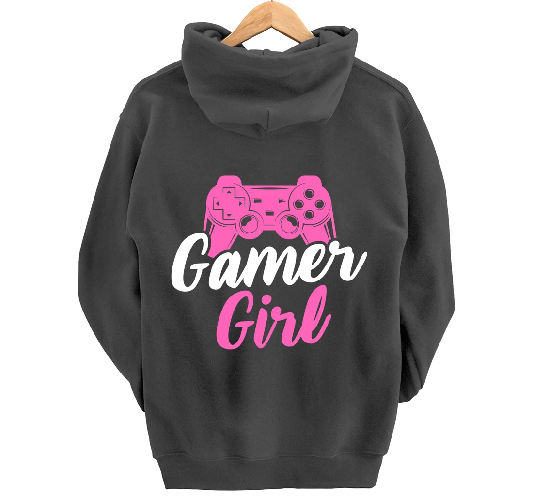 Video Gamer Quotes Gamer Girl Pullover Hoodie