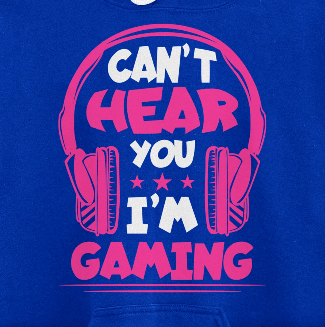 Video Gamer Can'T Hear You I'M Gaming Pullover Hoodie