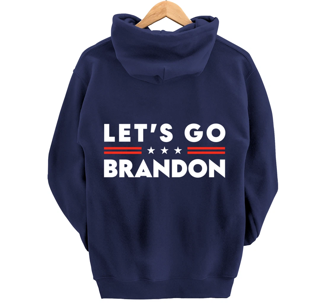 Brandon Let's Go Funny Meme Pullover Hoodie