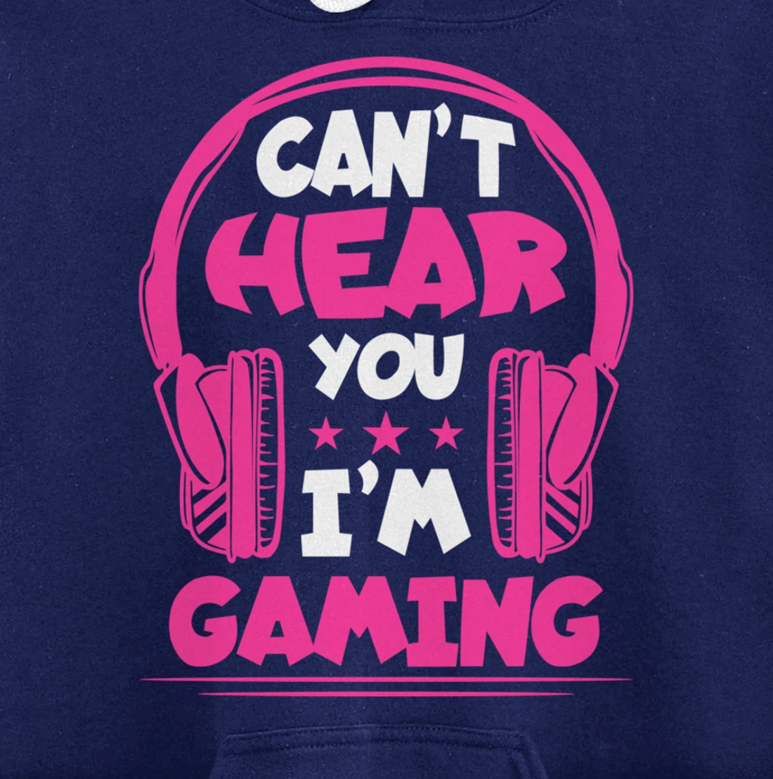 Video Gamer Can'T Hear You I'M Gaming Pullover Hoodie