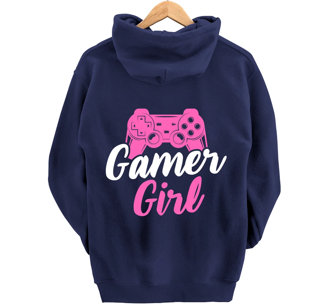 Video Gamer Quotes Gamer Girl Pullover Hoodie