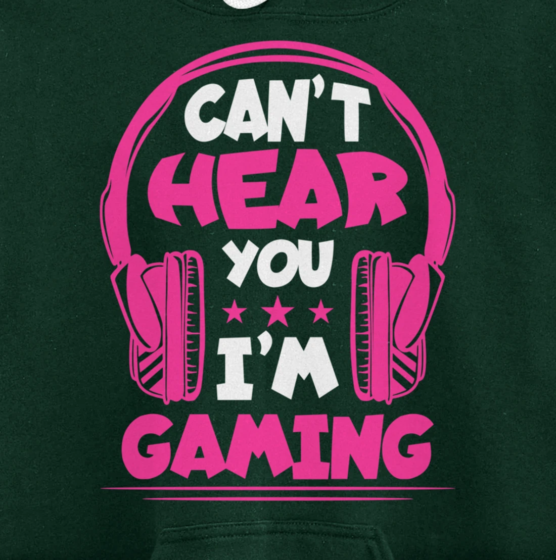 Video Gamer Can'T Hear You I'M Gaming Pullover Hoodie