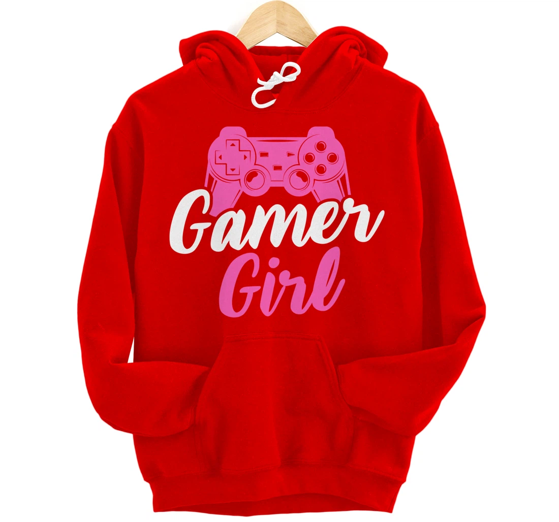 Video Gamer Quotes Gamer Girl Pullover Hoodie