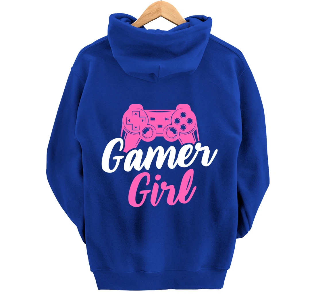 Video Gamer Quotes Gamer Girl Pullover Hoodie