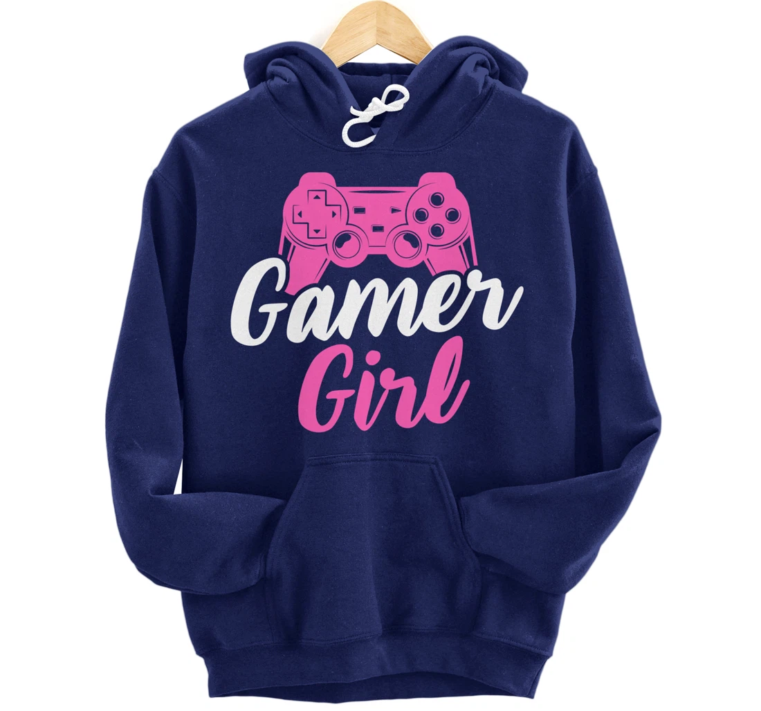 Video Gamer Quotes Gamer Girl Pullover Hoodie