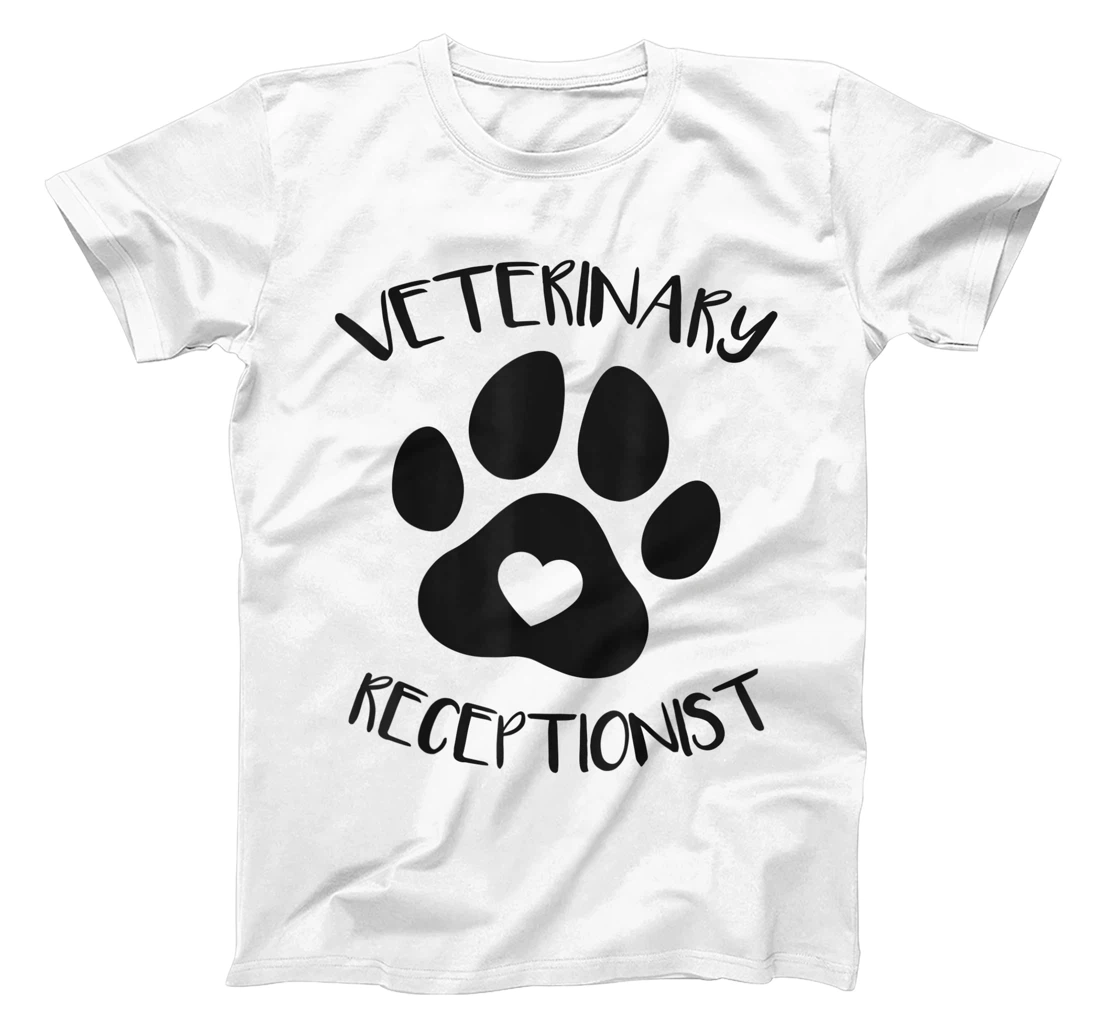 Veterinary Receptionist Veterinarian Vet Tech Assistant T-Shirt, Women T-Shirt