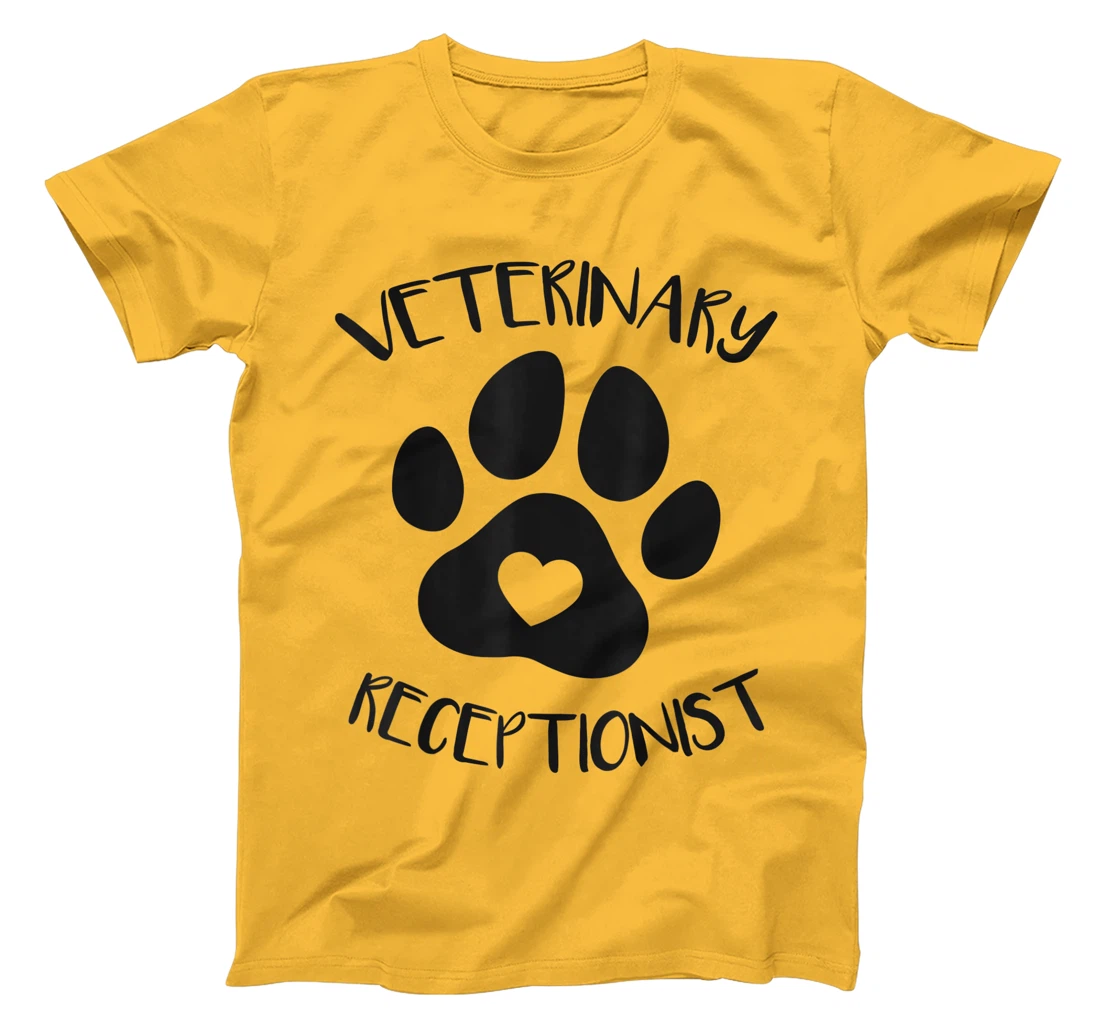 Veterinary Receptionist Veterinarian Vet Tech Assistant T-Shirt, Women T-Shirt
