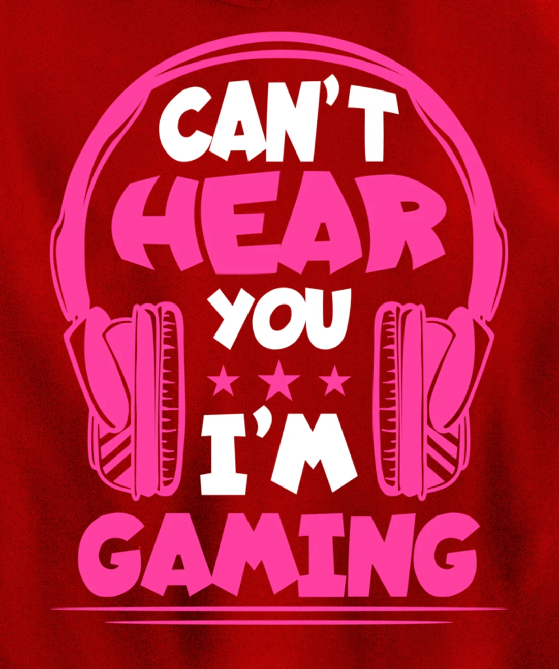 Video Gamer Can'T Hear You I'M Gaming Pullover Hoodie