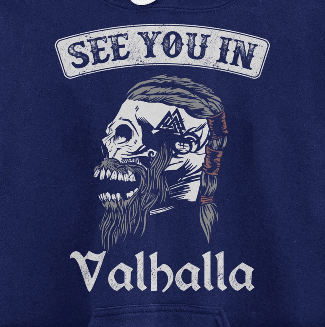See you in Valhalla Odin Knight Pullover Hoodie