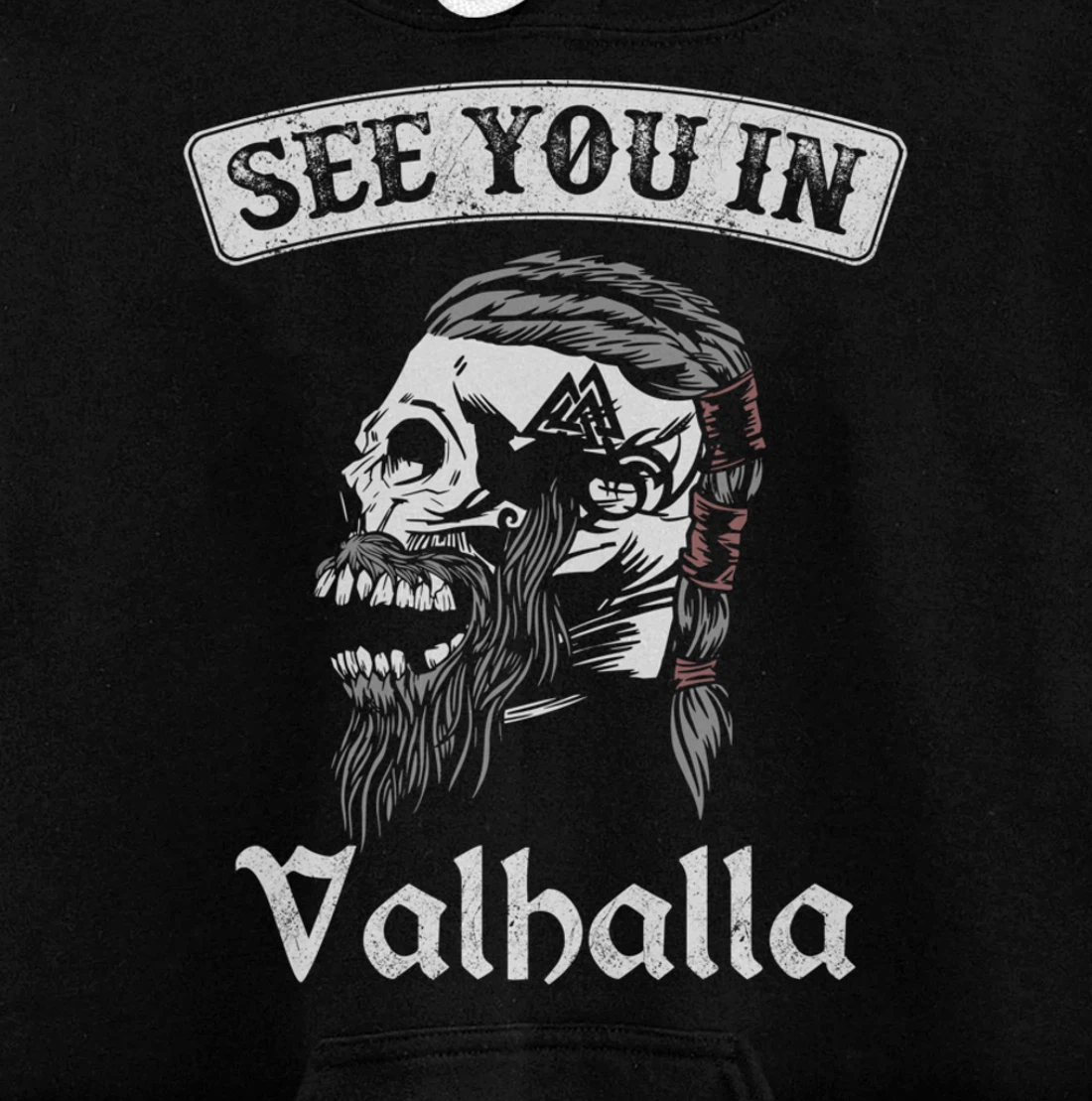 See you in Valhalla Odin Knight Pullover Hoodie