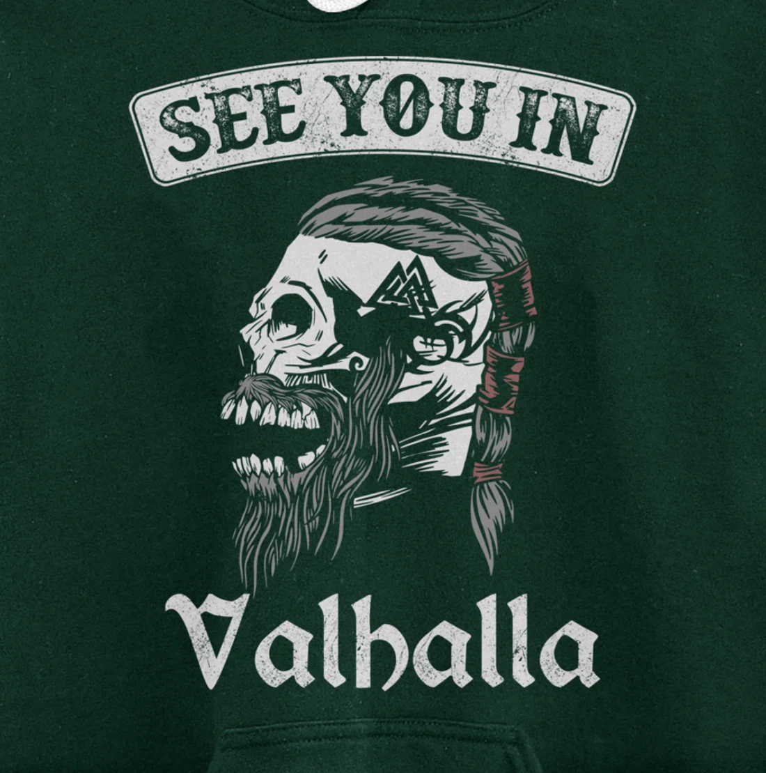 See you in Valhalla Odin Knight Pullover Hoodie