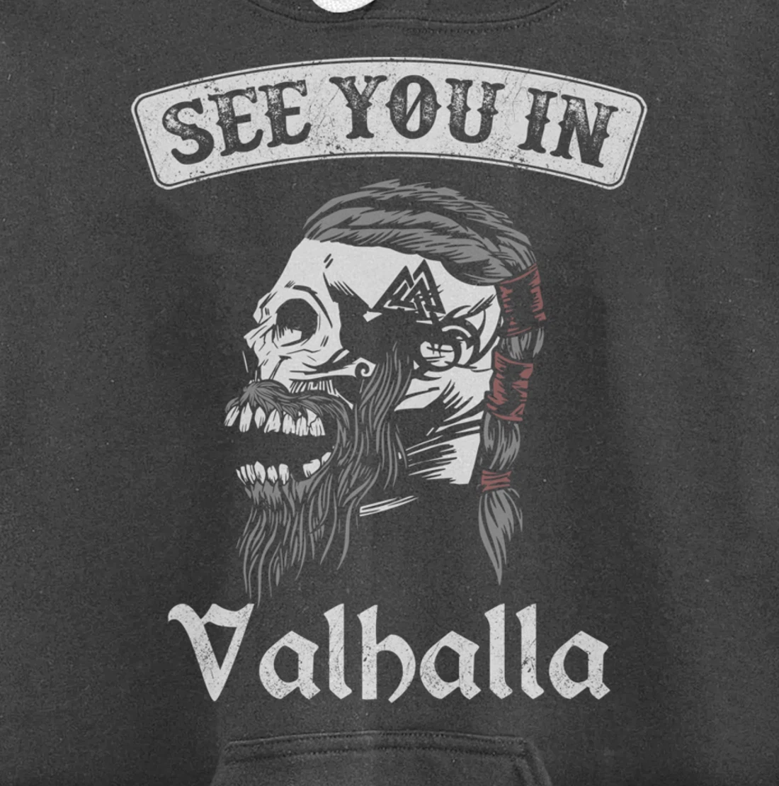 See you in Valhalla Odin Knight Pullover Hoodie