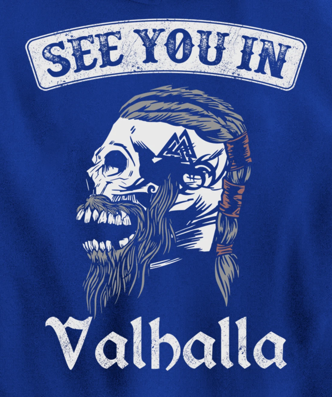 See you in Valhalla Odin Knight Pullover Hoodie