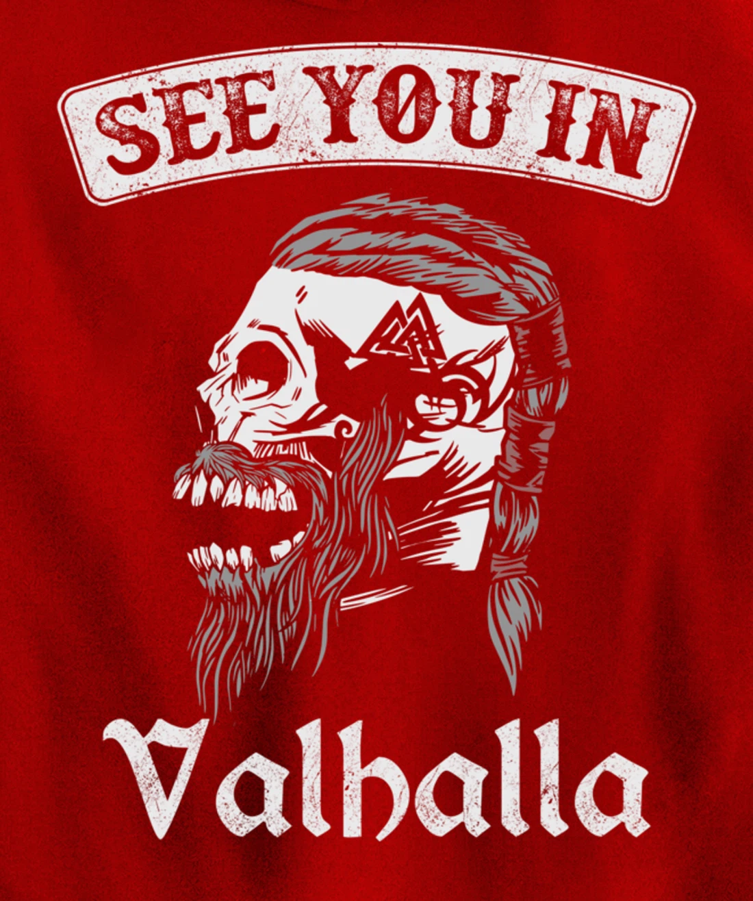 See you in Valhalla Odin Knight Pullover Hoodie