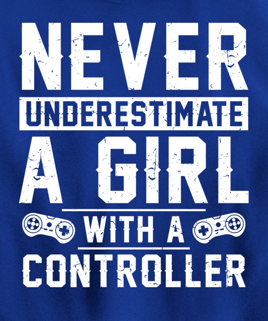 Video Gamer Girl With A Controller Pullover Hoodie