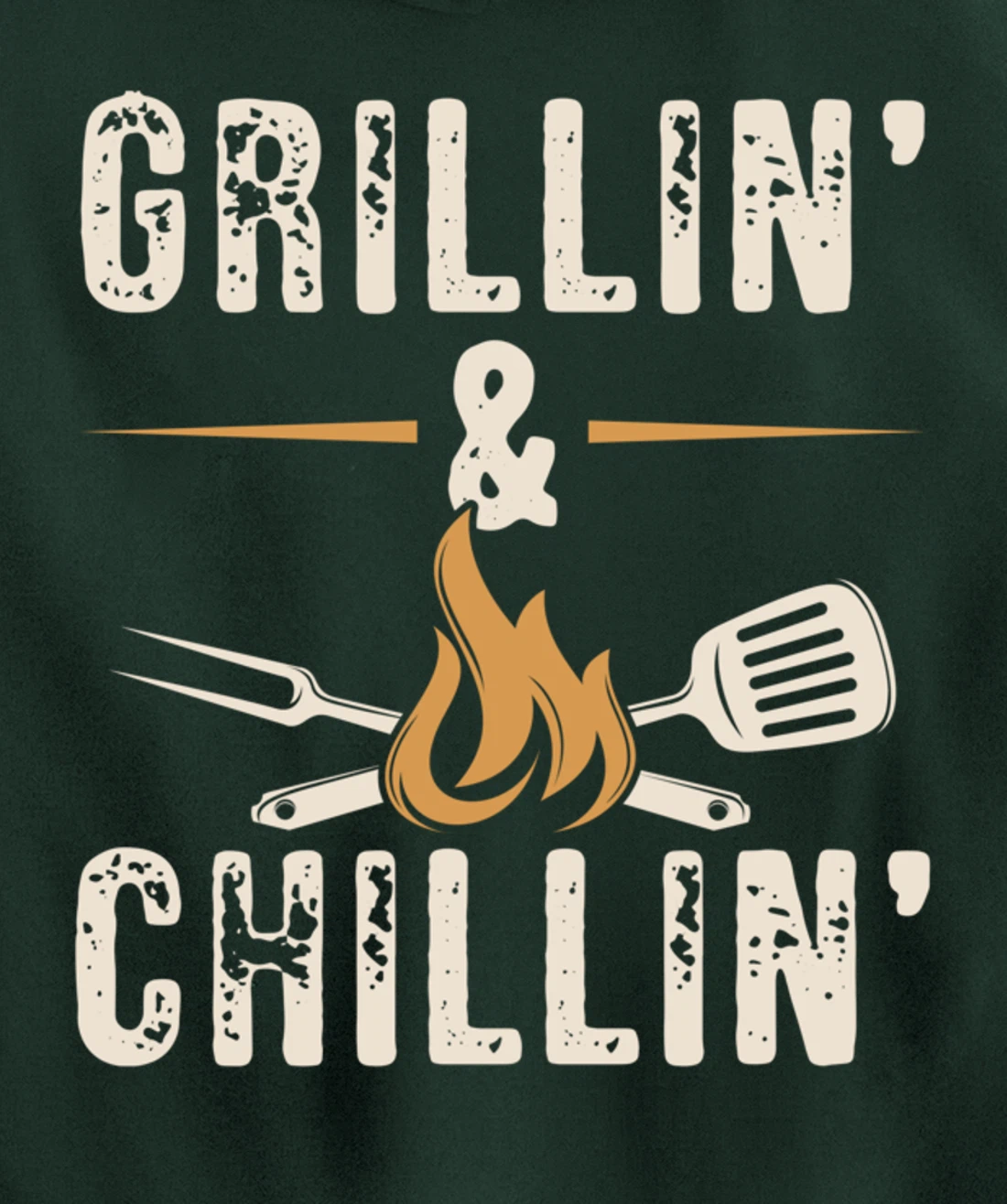 Funny Barbecue Grillin' Graphic Women Men Meat Smoking BBQ Pullover Hoodie