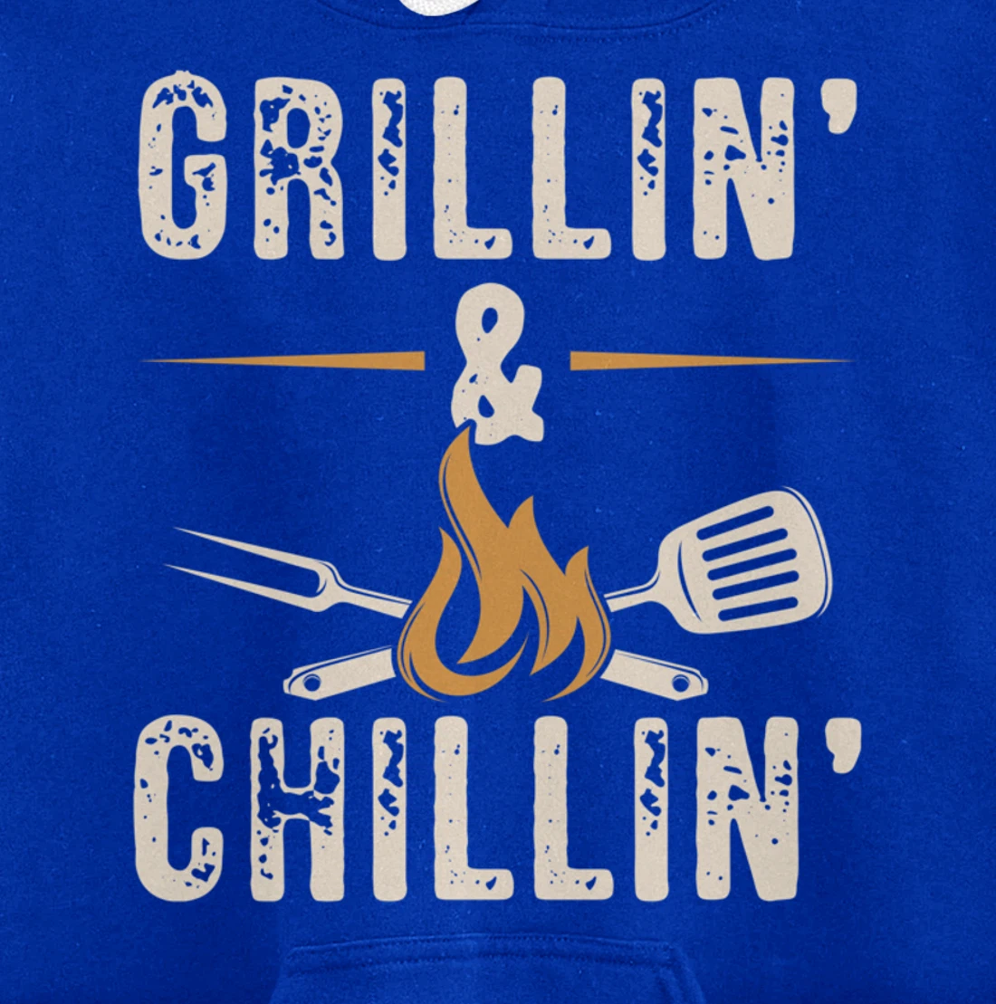 Funny Barbecue Grillin' Graphic Women Men Meat Smoking BBQ Pullover Hoodie