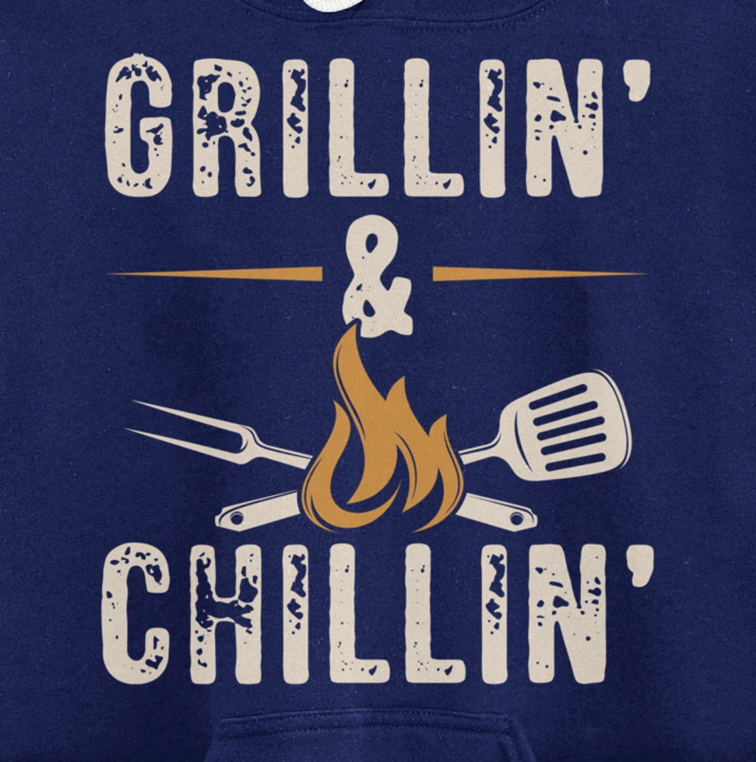 Funny Barbecue Grillin' Graphic Women Men Meat Smoking BBQ Pullover Hoodie