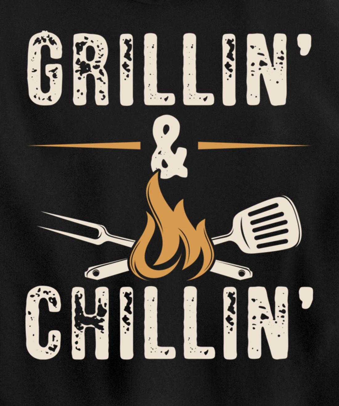 Funny Barbecue Grillin' Graphic Women Men Meat Smoking BBQ Pullover Hoodie