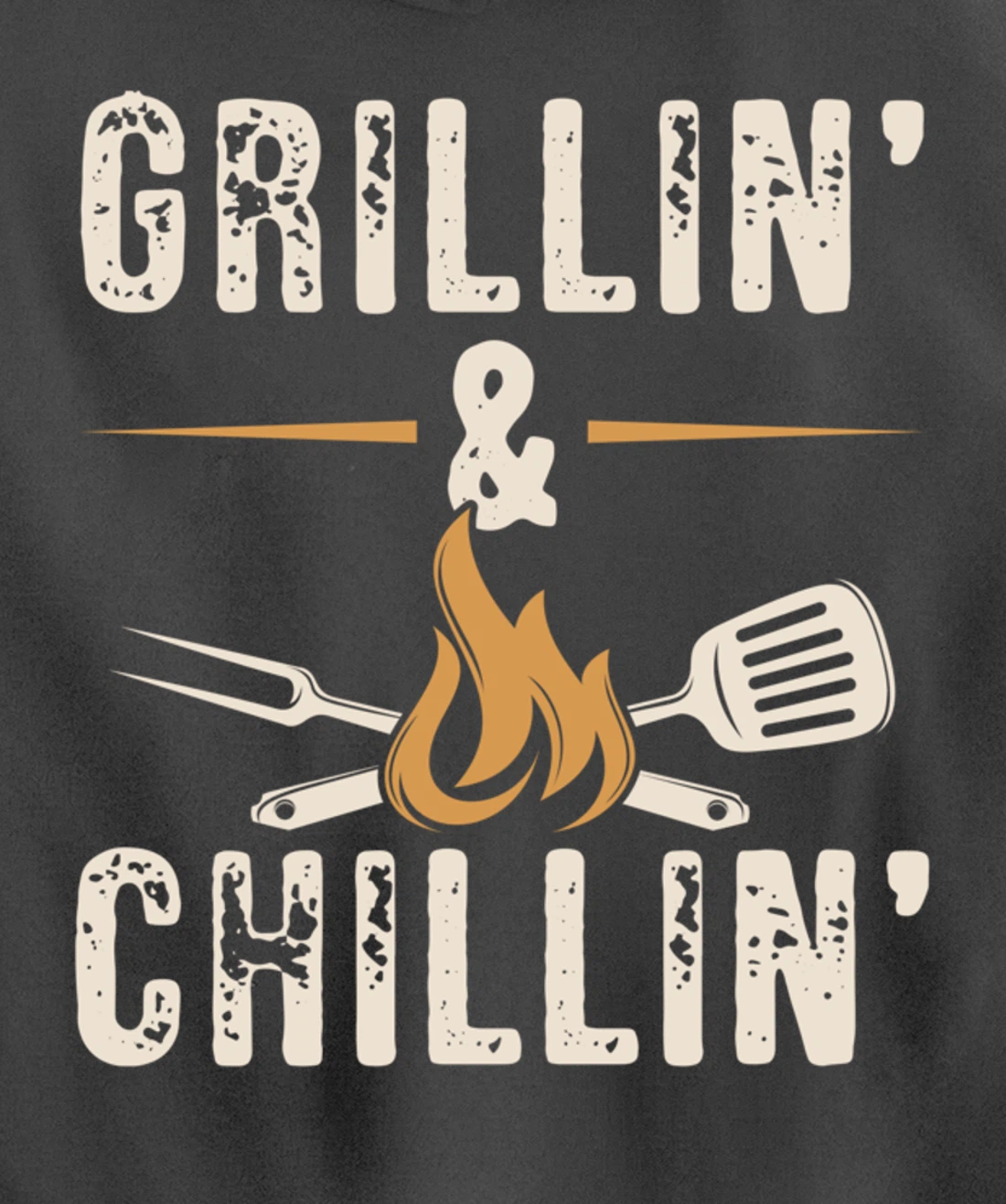 Funny Barbecue Grillin' Graphic Women Men Meat Smoking BBQ Pullover Hoodie