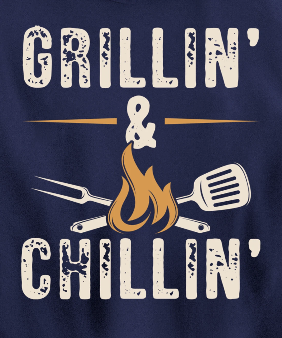 Funny Barbecue Grillin' Graphic Women Men Meat Smoking BBQ Pullover Hoodie