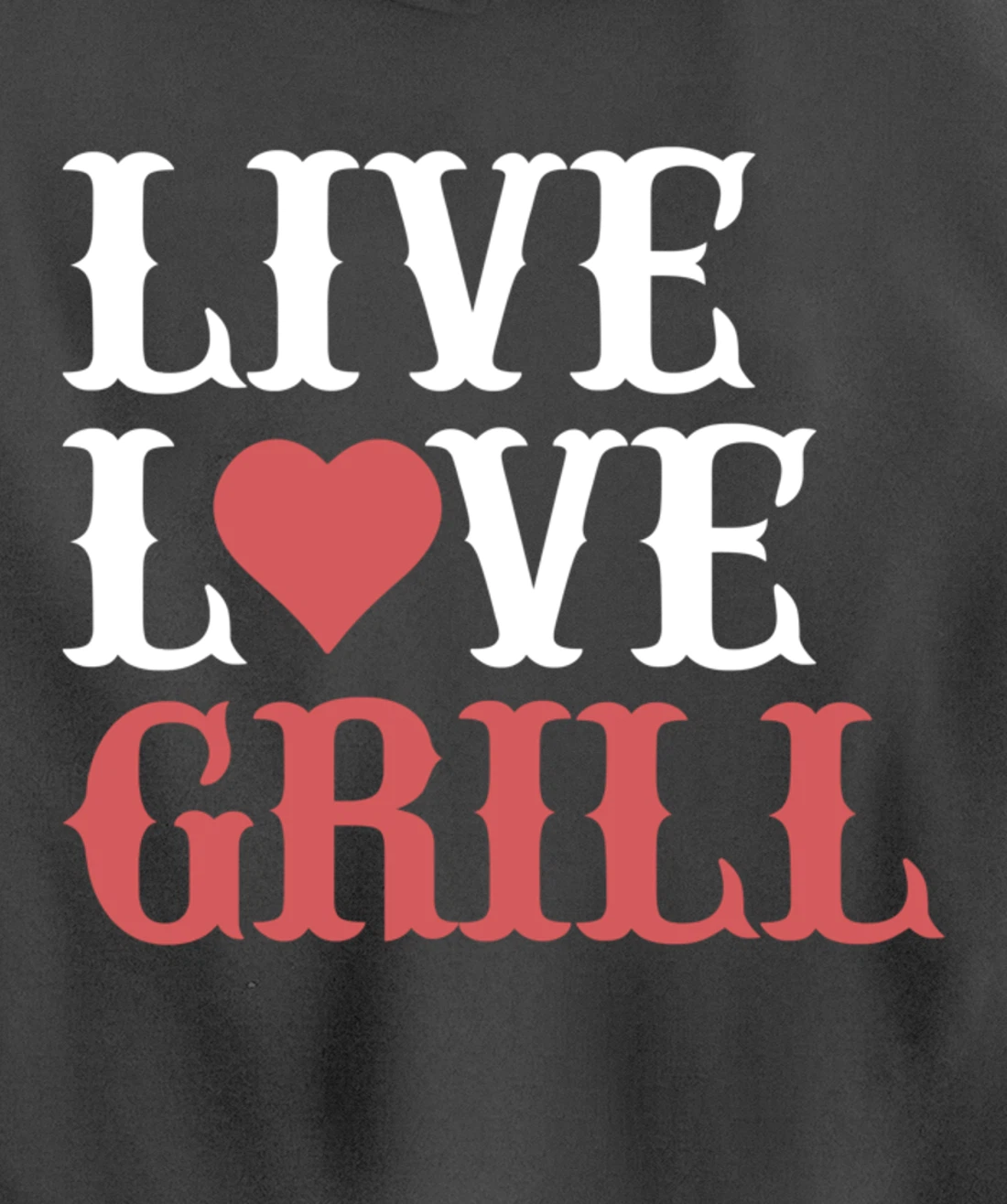Funny Barbecue Live Love Graphic Women Men Meat Smoker Grill Pullover Hoodie