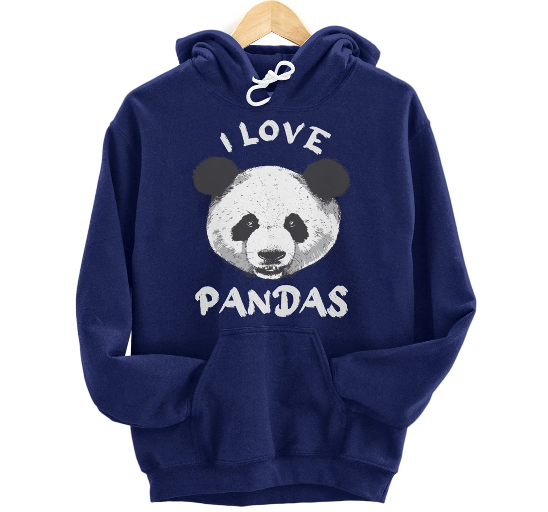 i love pandas Pullover Hoodie