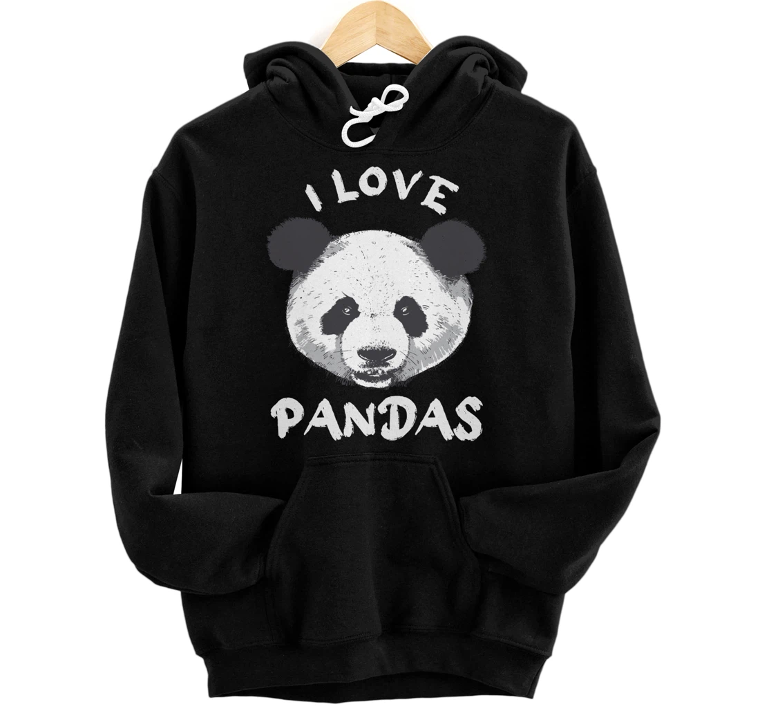 i love pandas Pullover Hoodie