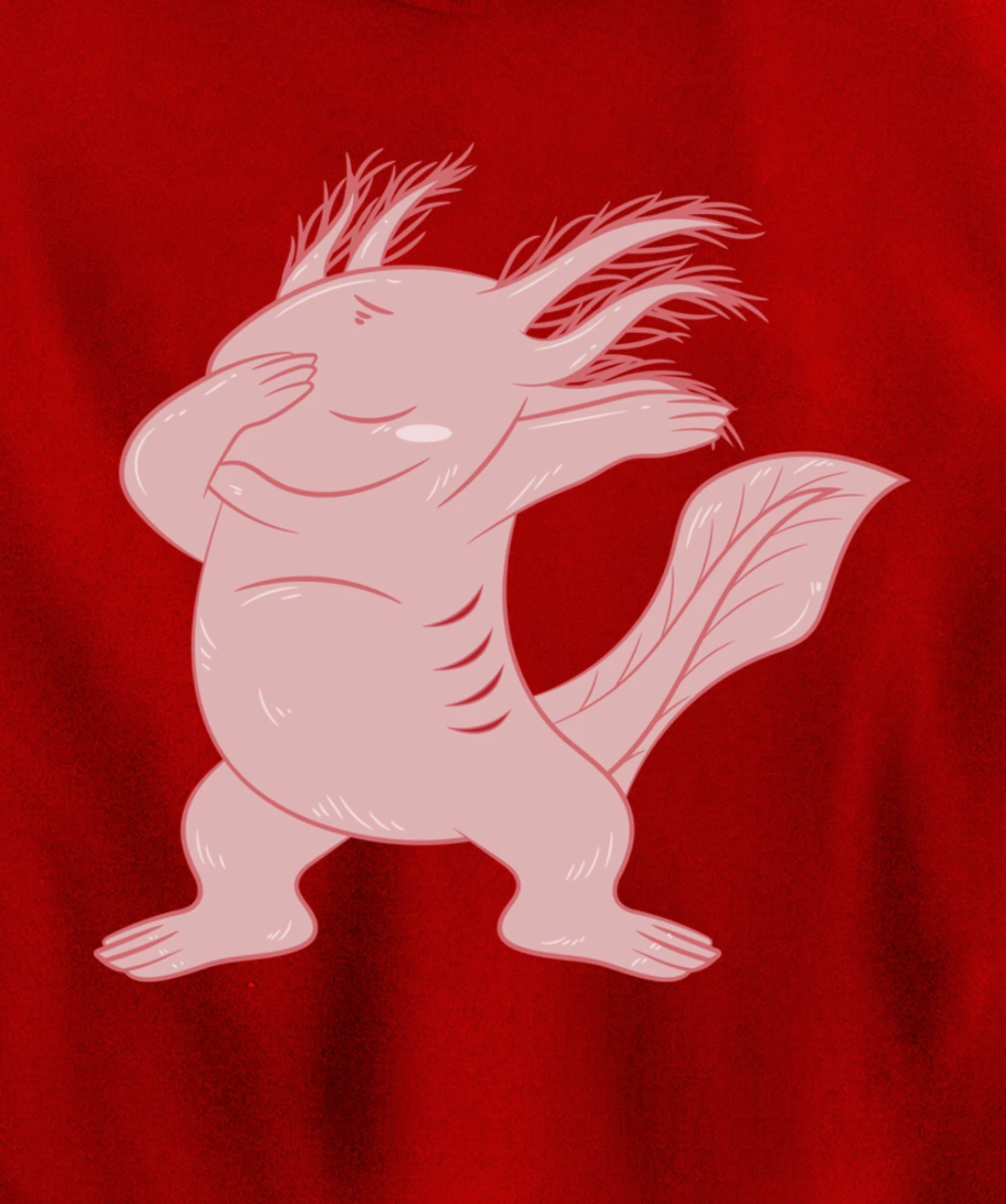 Dabbing Axolotl Funny Axolotls Mexican Salamander Animal Pullover Hoodie