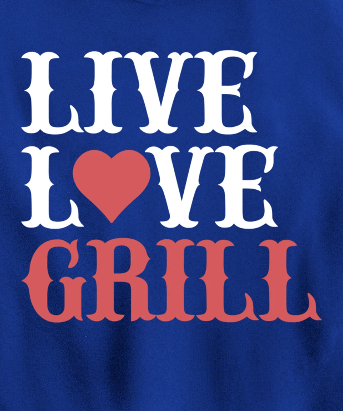Funny Barbecue Live Love Graphic Women Men Meat Smoker Grill Pullover Hoodie