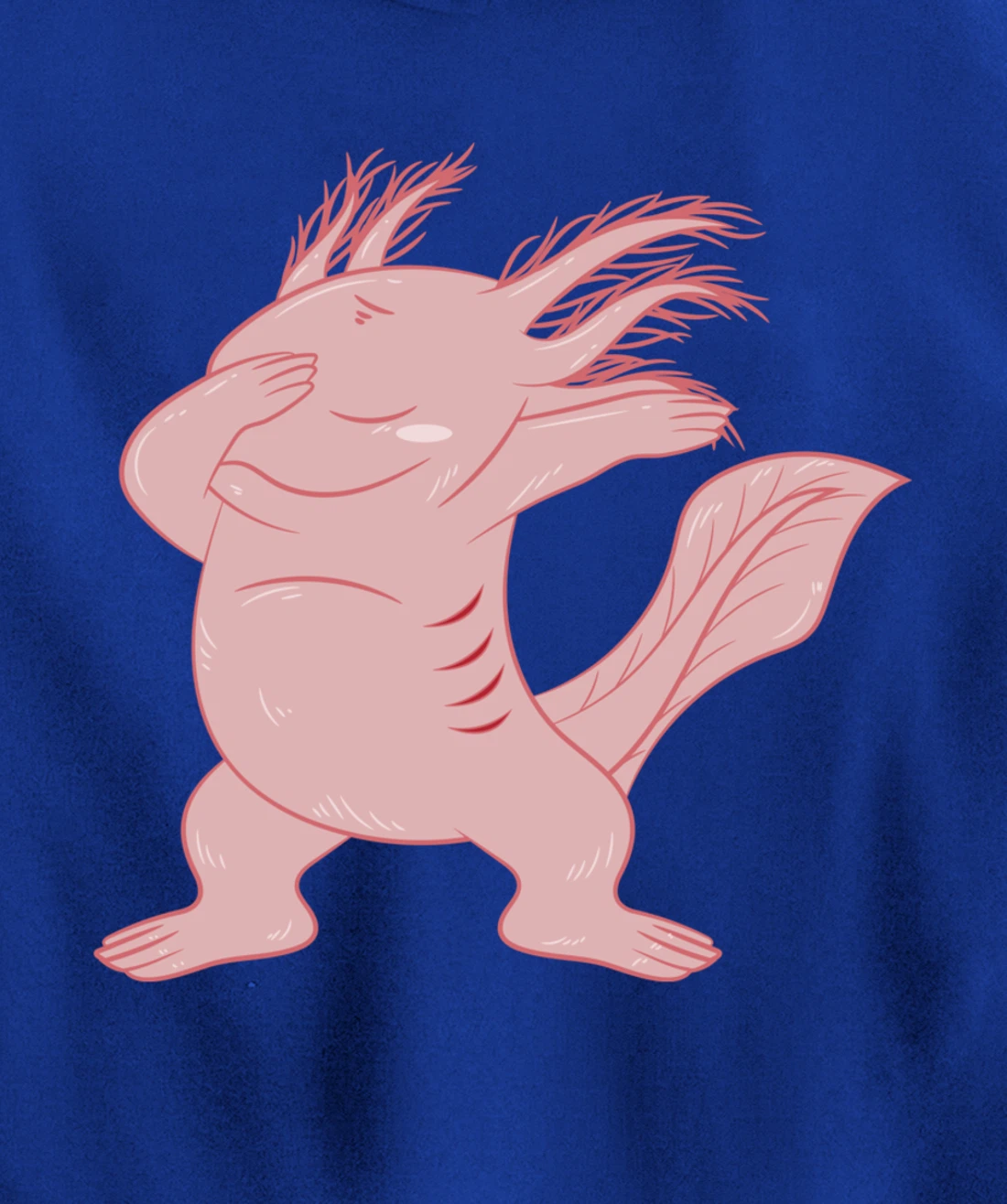 Dabbing Axolotl Funny Axolotls Mexican Salamander Animal Pullover Hoodie