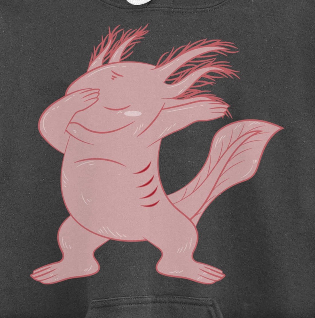 Dabbing Axolotl Funny Axolotls Mexican Salamander Animal Pullover Hoodie