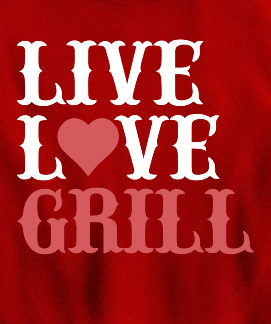 Funny Barbecue Live Love Graphic Women Men Meat Smoker Grill Pullover Hoodie