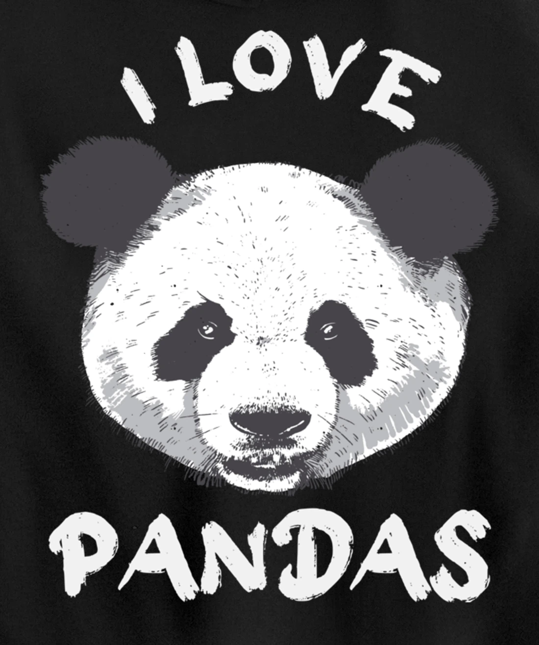 i love pandas Pullover Hoodie