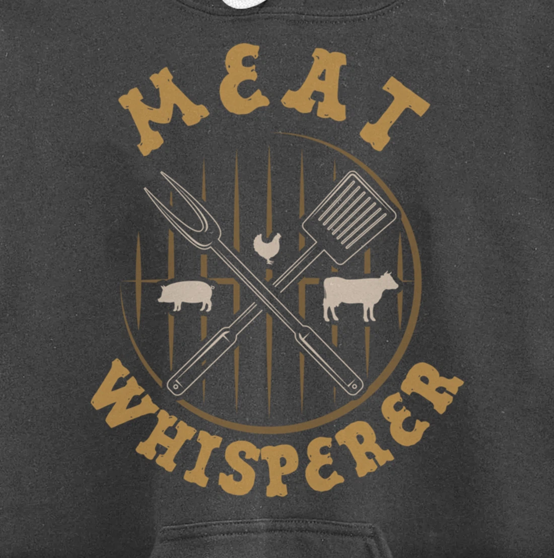 Funny Barbecue Whisperer Graphic Women Men Meat Smoking BBQ Pullover Hoodie