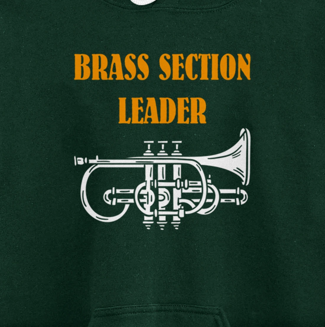 Section Leader Brass Musician Music Lover Pullover Hoodie