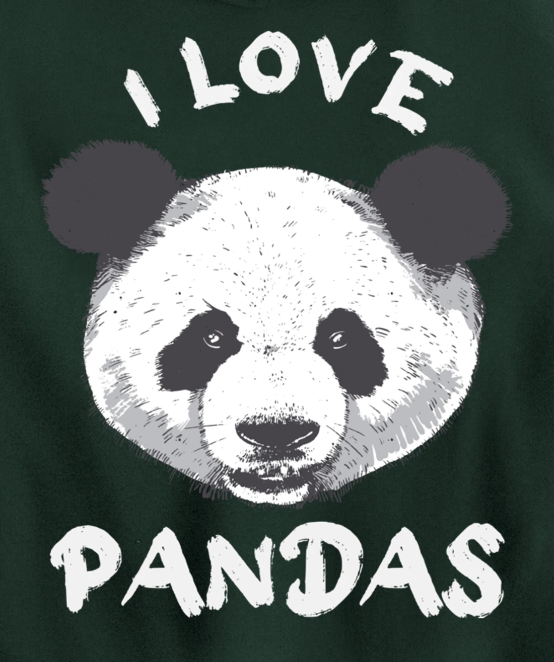 i love pandas Pullover Hoodie