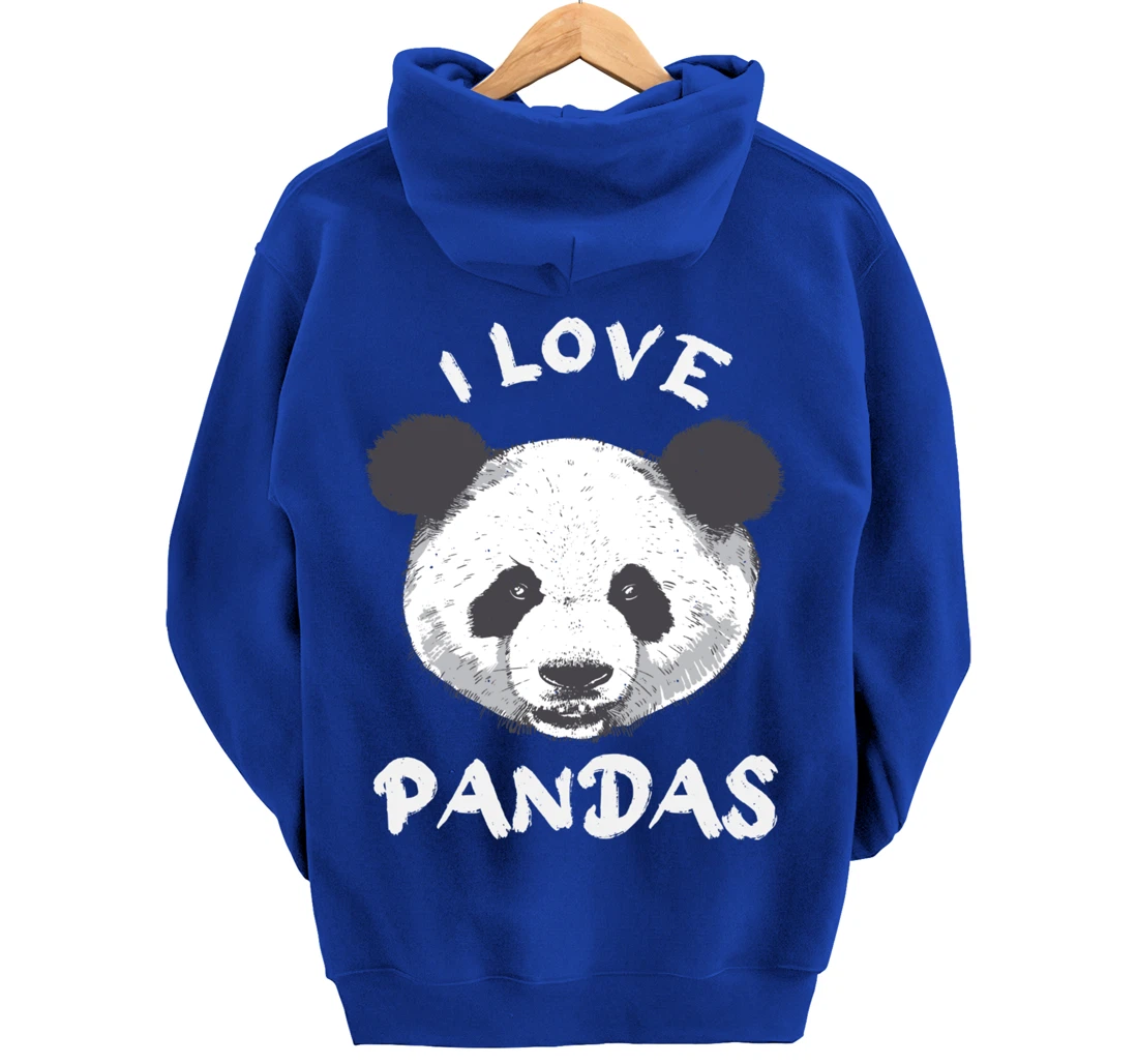 i love pandas Pullover Hoodie
