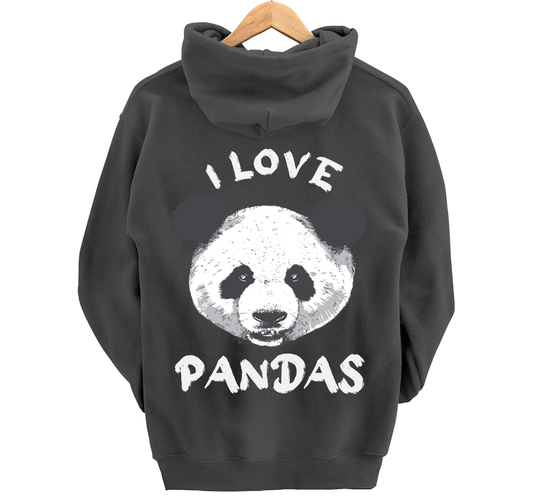 i love pandas Pullover Hoodie
