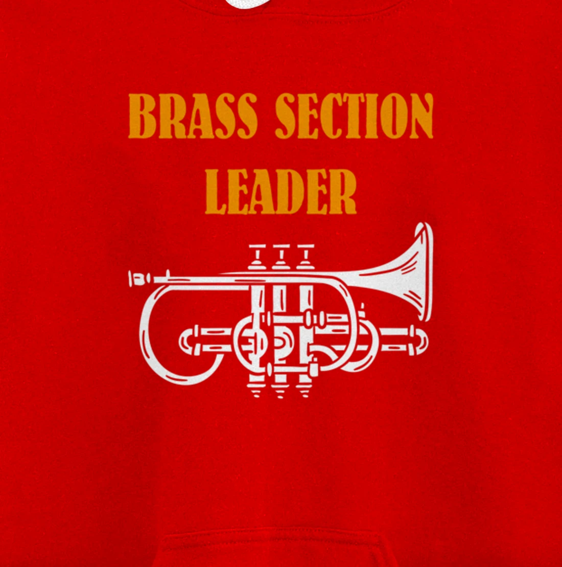 Section Leader Brass Musician Music Lover Pullover Hoodie