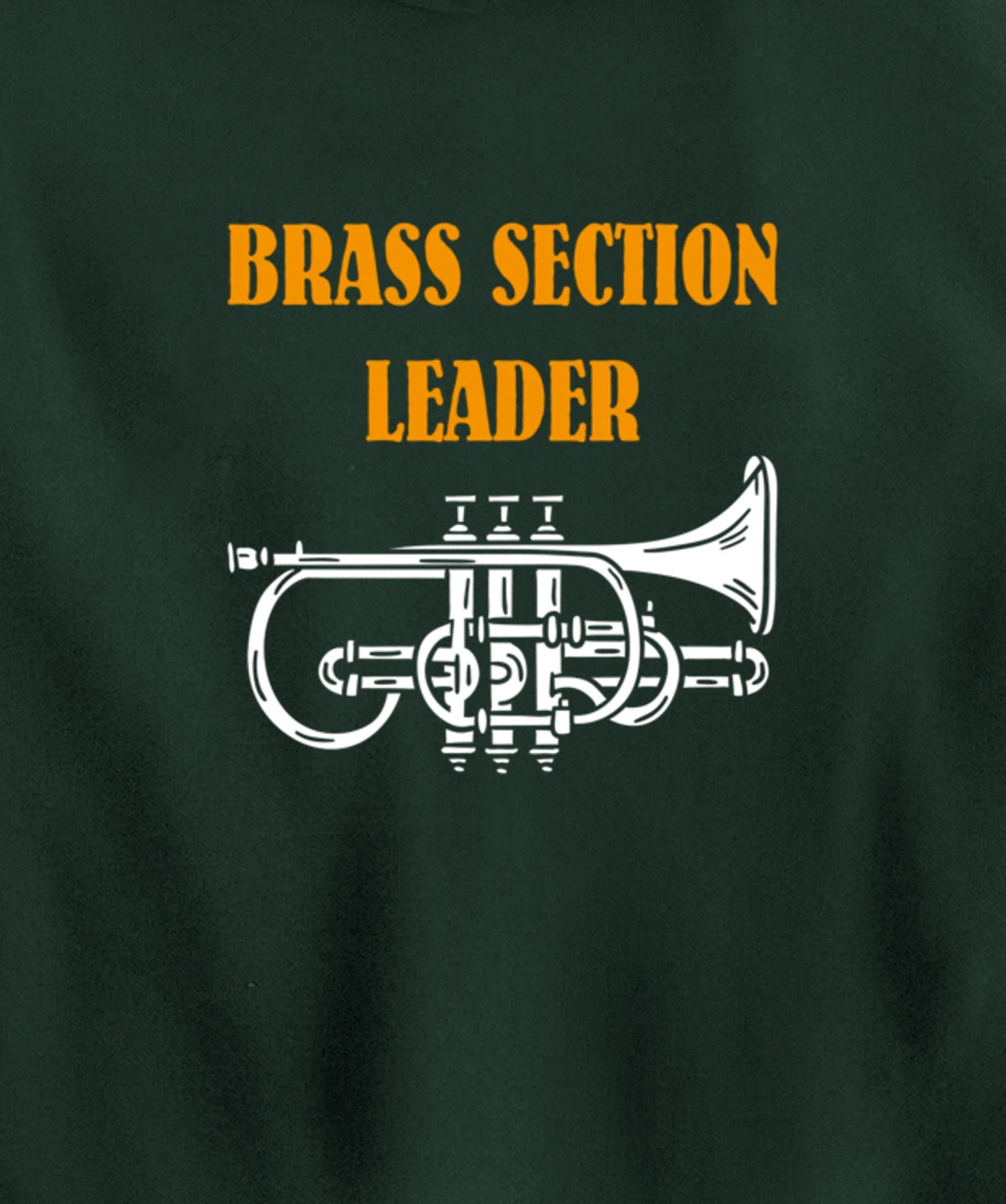 Section Leader Brass Musician Music Lover Pullover Hoodie