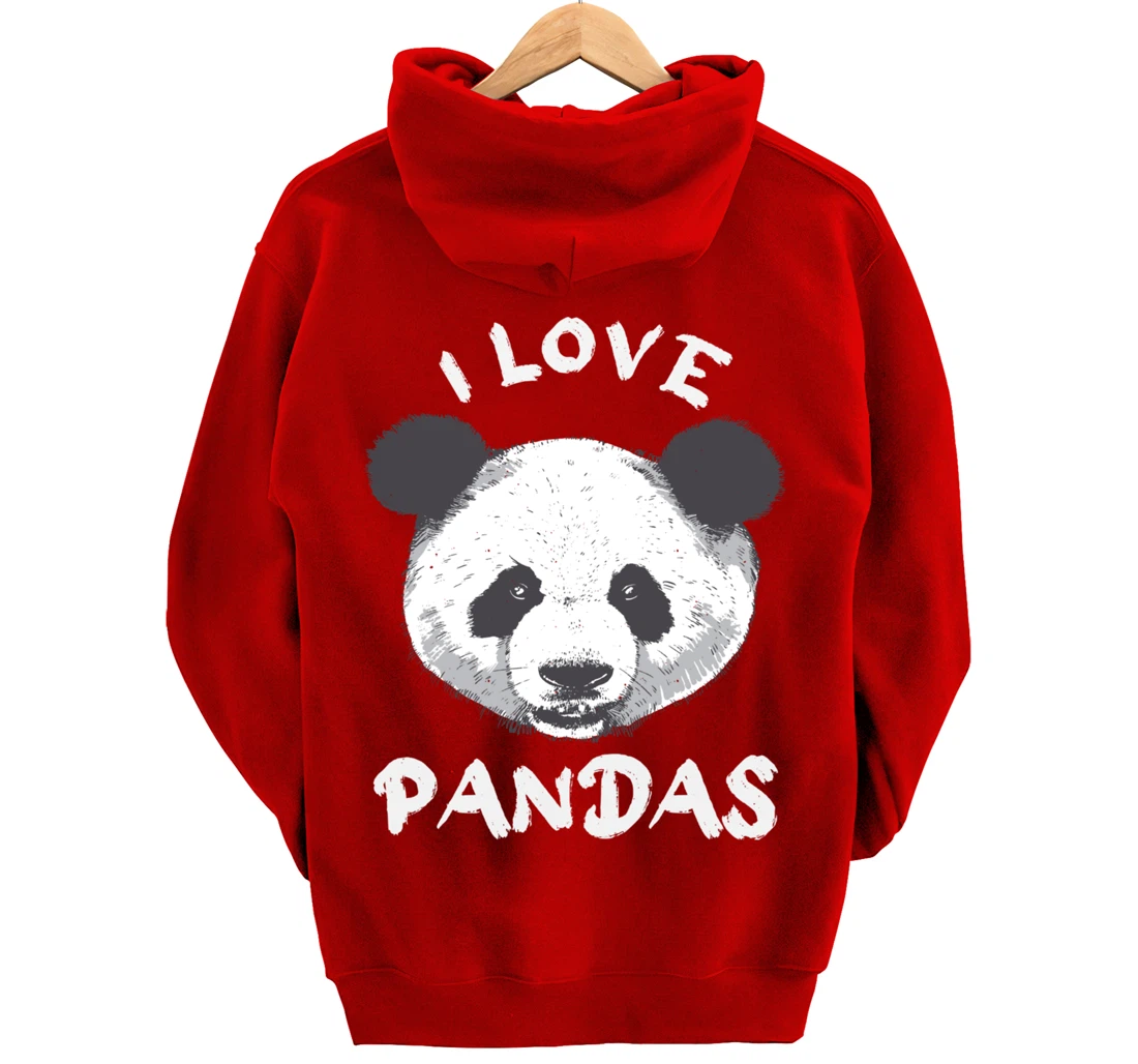 i love pandas Pullover Hoodie