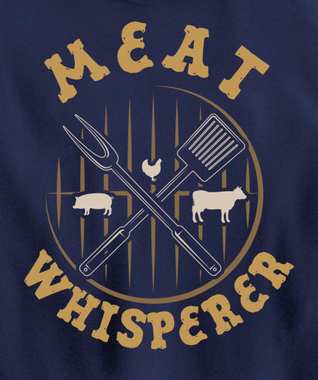 Funny Barbecue Whisperer Graphic Women Men Meat Smoking BBQ Pullover Hoodie