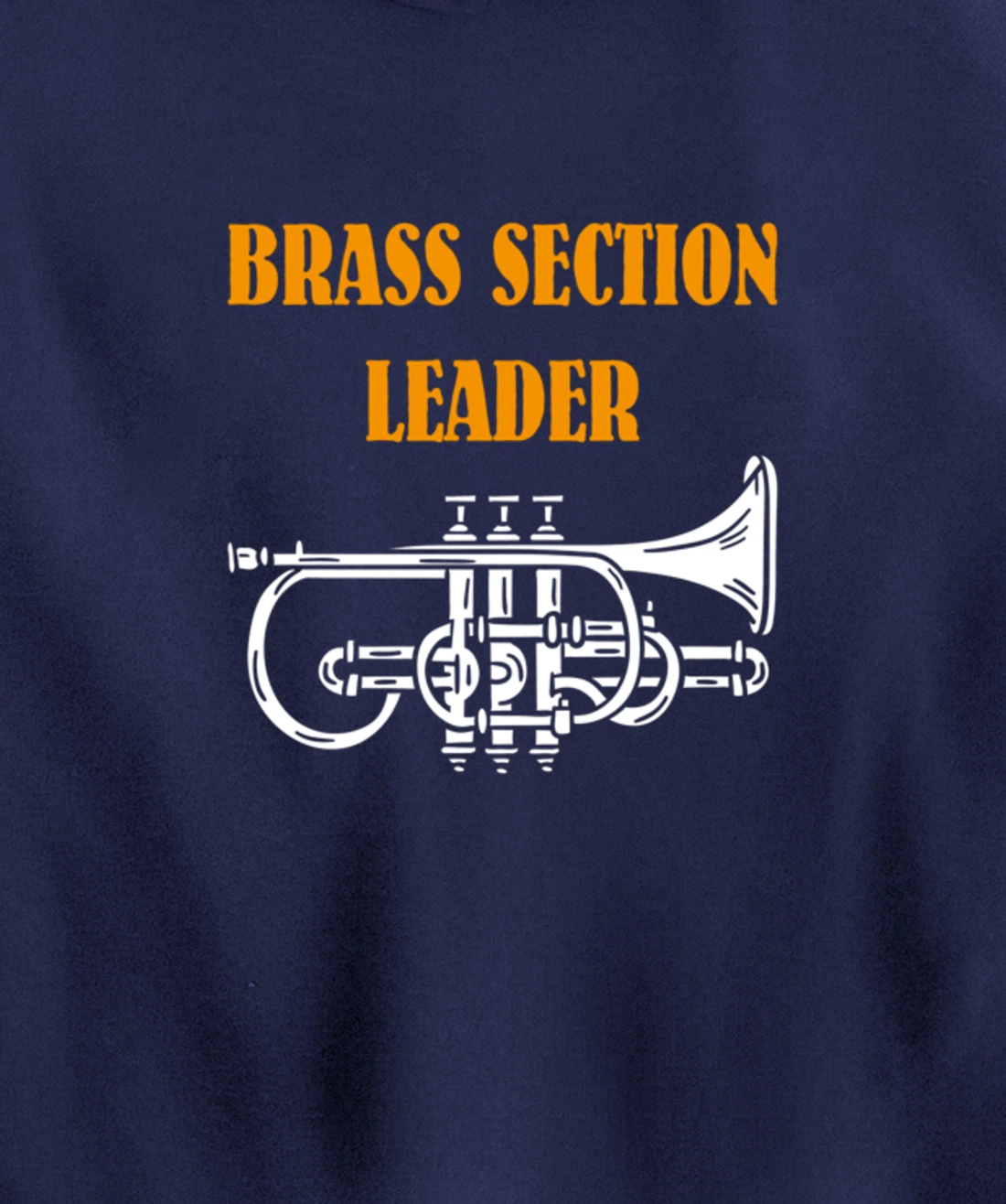 Section Leader Brass Musician Music Lover Pullover Hoodie