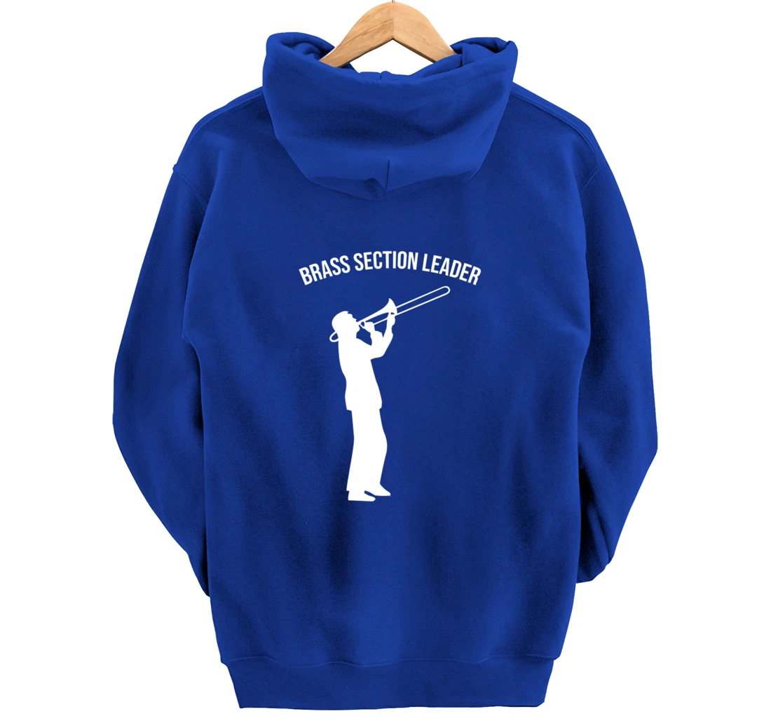 Section Leader Marching Band Brass Instrument Pullover Hoodie