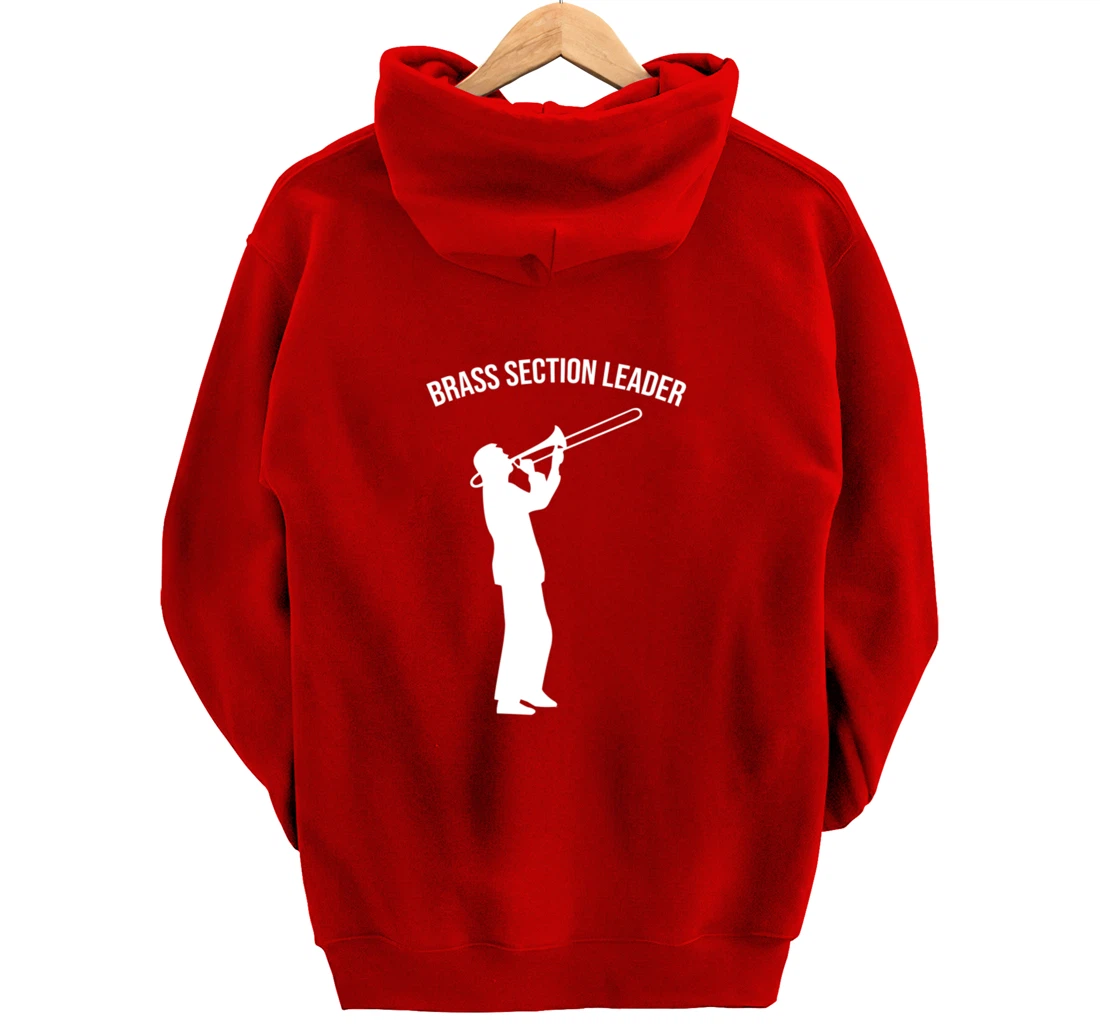 Section Leader Marching Band Brass Instrument Pullover Hoodie