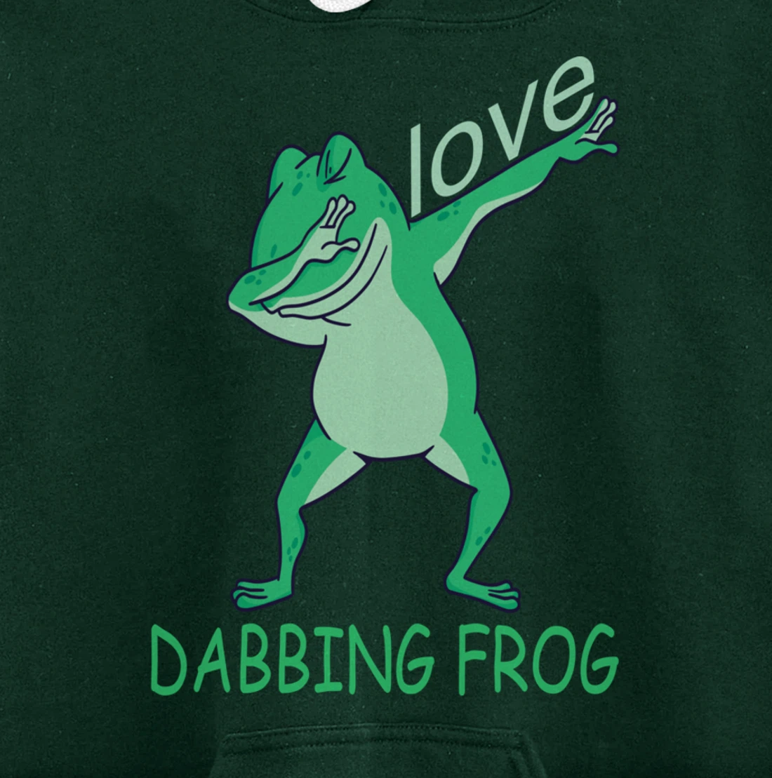 love dabbing frog Pullover Hoodie