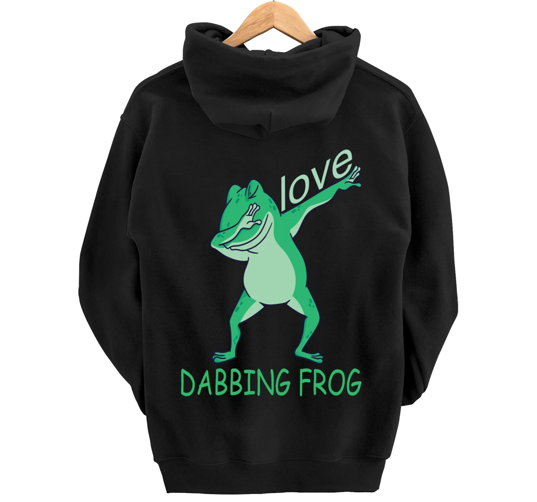 love dabbing frog Pullover Hoodie